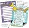 JJPRO Magnetic Kids Daily Schedule Whiteboard-Fridge Magnet to Log Bedtime Routine-Sun Morning Routine Activity Poster,Dry Erase Routine Chart Che...