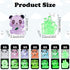 42Pcs Mini Panda Figurines Miniature Luminous Resin Animals Landscape Decoration Glow in the Dark Animals Figures for DIY Accessories Garden Micro...