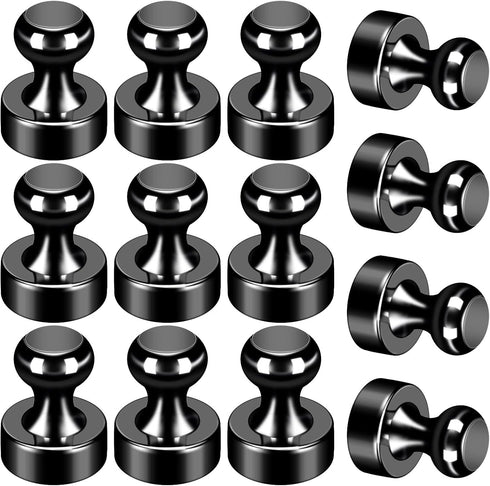 12Pack Fridge Magnets Small Refrigerator Magnets Strong Magnets for Whiteboard Dry Erase Board Map Kitchen Office Adult Neodymium......