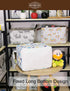 HUNRUNG Rectangle Storage Basket Cute Canvas Organizer Bin for Pet/Children Toys, Books, Clothes Perfect for Rooms/Playroom(rectangle-fish)...
