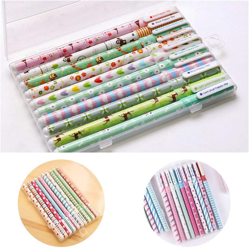 SITAKE 10 Pcs Cute Pens Kawaii Pens Fun Pens, 0.38mm colorful Writing Gel Ballpoint Pens, Korean Japanese Stationery School Supplies for Teen Girl...