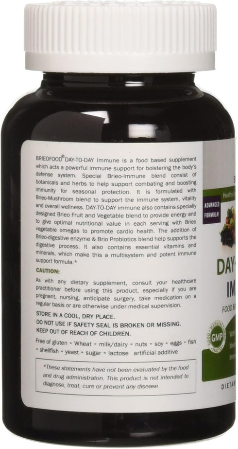 Brieofood Food Based Immune 90 Tablets - Natural Immune system booster...