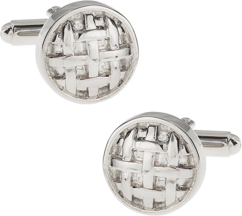 Silver Button Cufflinks...