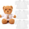 3 Pcs Sublimation Stuffed Animal Shirt Fit 8-12 Inch Blank Stuffed Bear Clothes Plush Bear Tshirts Tee Shirt for DIY Make Unique Stuffed Doll Outf...