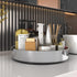 VAEHOLD Pantry Cabinet Lazy Susan Stainless Steel Black Spice Rack Turntable - Decorative Trays Storage Containers Organizer for Kitchen Cabinet, ...