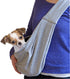Dog and Cat Sling Carrier Little Pet Carrier Shoulder Crossbody Pet Slings for Outdoor Traveling Subway (Gray)...