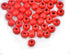 AD Beads Wood Spacer Loose Wooden Craft Beads Big Hole Beads Assorted for Necklace Bracelet Craft Making Decoration (8x10mm 200pcs, Red)...