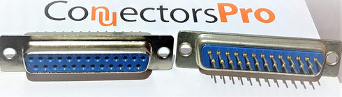 Pc Accessories - Connectors Pro 10-Pack DB25 DIP Straight Pin PCB Mount D-Sub DP25 F Connector, 25 Pins Female 10 Packs for PC Board Mounting...
