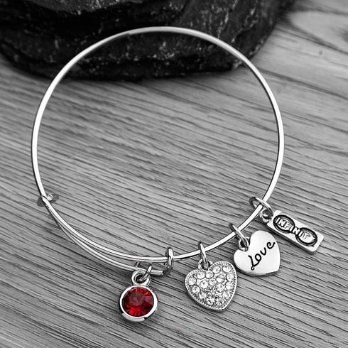 Birthstone Charm Bracelet & Bangle - Women's Jewelry...
