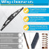 Rear Wiper Blade, Replacement for Toyota FJ Cruiser 2007-2017 - ZOFFI Rear Windshield Wiper Assembly Replacement - All Season Natural Rubber Clean...