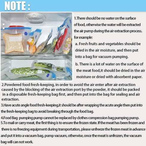 Sous Vide Bags 20pcs 8.3x8.7in/21x22cm BPA Free Reusable Vacuum Sealer Bags Keep Food Fresh...