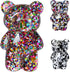 Mobile Phone Finger Holder Mobile Phone Finger Holder Cartoon Foldable Epoxy Sequins 3D Cute Bear Shaped Phone Grip Tok Folding Bracket Cell Phone...