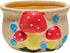 Mushroom Plant Pot Ceramic Small Cute Succulent Pots 4 Inch Flower Pots for Indoor Plant/Succulent/Cactus Mushroom Decor (Red)...