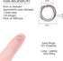 DanLingJewelry 1000 pcs 304 Stainless Steel 19 Gauge Open Jump Rings 6mm for Jewelry Making Connectors Jewelry Finding Stainless Steel Color...