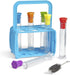 hand2mind Starter Science Test Tube Set, Flat Bottom Test Tubes, Science Lab for Kids, Test Tube Rack, Science Supplies,Test Tubes with Lids, Scie...