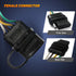 Trailer Wire Extension 4-Way 4 Pin Plug, 4 Wire 4-Flat Connector with Male & Female Plug 18 AWG 59 inch Hitch Light Trailer Wiring Harness Extende...