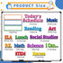 16 Pcs Classroom Schedule Magnets Reusable Today's Schedules Magnetic Course Labels with Dry Erase Blank Magnetic Labels for Bulletin Board Whiteb...