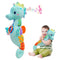 Baby Toys 0-6 Months,Infant Musical Stuffed Animals Soft Toy with Bright Colors,Crinkle Sound Paper, Multi-Textures & Rattles,Baby Newborn Toys fo...