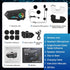Motorcycle Helmet Speakers High Battery Life Helmet Headphone IPX6 Automatic Answer/Call Music Control/Intelligent Noise/Wake up Siri, 2 Different...