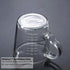 70ml Mini Glass Measuring Cup with handle 2 oz Shot Glass Espresso Jugs Measure Cup Glass Jigger Spirit Round Graduated Beaker Measuring Cup for B...