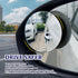 2 Pack Car Blind Spot Mirror, HD Glass Convex Rear View Mirror, 49mm Round HD Glass Convex 360 degrees Wide Angle Side Rear View Mirror with ABS H...
