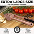 Zulay Kitchen Premium Garlic Press Set - Rust Proof & Dishwasher Safe Professional Garlic Mincer Tool - Easy-Squeeze, Easy-Clean with Soft Handle ...