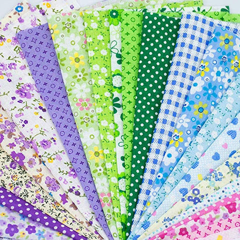 150Pcs 4" x 4" (10cm x 10cm) Cotton Craft Fabric Bundle Squares,Squares Sheets Patchwork,Pre-Cut Quilt Squares,DIY Sewing Quarters Bundle,Quilting...