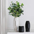 AILANDA Artificial Greenery Stems 32.3'' Long Stem Artificial Shrubs Plants Faux Eucalyptus Leaves Silk Greenery Stems Arrangement for Floor Vase ...