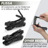 FLISSA 16-in-1 Stainless Steel Multi Tool, EDC Multitool with Pocket Knife, Pliers, Belt Clip and Oxford Sheath, Self-locking Utility Multi-Tool f...