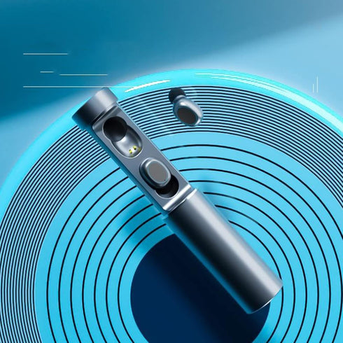 Jectse Earbuds, Noise Cancelling Bluetooth Earbuds with Flashlight Charging Case, Waterproof Stereo Earphones in Ear Sport Headphones for Running...