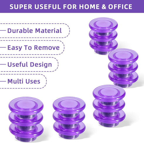 DIFIT 50 PCS Fridge Magnets Refrigerator Magnets for Whiteboard Magnets Round Magnets Strong Fridge Magnet Tiny Circle Magnets Funny Magnets for W...