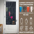 18 Pockets Door Hanging Water Bottle Organizer Rack Up to 40 Pounds, Mesh Large Capacity Door Storage Cups Holder Compatible with Stanley Tumbler ...