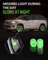 Car Tire Valve Caps, 12 PCS Glow in The Dark Valve Stem Caps Universal for Car, Bike, SUV, Motorcycles, Truck...