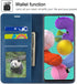 EYZUTAK Premium PU Leather Flip Folio Case for Samsung Galaxy A51 (4G), Protective Case with Kickstand Card Slot Magnetic Closure Shockproof Walle...