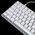 YMDK Double Shot 108 Dyed PBT Shine Through OEM Profile Keycap Rainbow Carbon Sunset Backlit Keycaps for MX Switches Mechanical Keyboard?Only Keyc...