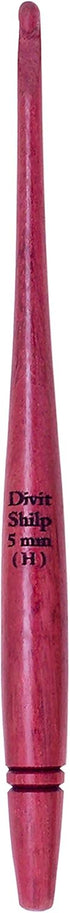 Divit Shilp Streamline Ergonomic Handle Crochet Hooks | Handcrafted 7’’ Purpleheart Wood Crochet Hook Knitting Needle, Craft Yarn Weave | Best Gif...