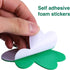 Zhanmai 200 Pcs St. Patrick's Day Shamrock Foam Stickers Glitter Green Clover Sticker Self-Adhesive Craft Sticker Shamrock Foam Cutout for Irish H...