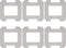 6 Pack Washable Mop Cloths Cleaning Rag for Ecovacs WINBOT W1 / W1 Pro Window Cleaner Robot Accessories...