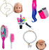 18 inch Doll Hair Accessories for American OG Girl Doll Hair Brush Rainbown Unicorn Kit Accessories Doll Hair Styling Head for Girls Gifts?No Doll...