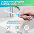 30 Pack Bulk Toothbrushes with Covers, Individually Wrapped Tooth Brush Pack for Adults & Kids, Disposable Toothbrush Medium Soft for Travel, Dona...