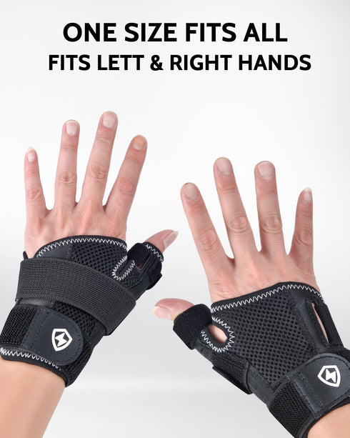 Thumb Brace for Men & Women - Thumb Spica Splint Wrist Support for Tendinitis Arthritis Sprained, Trigger Finger, Pain Relief, Lightweight & Breat...