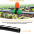 Drip Irrigation Fittings Kit for 1/4" Tubing, 65 Pcs Drip Line Lock Barbed Connectors for Drip Systems - 18 Couplings, 15 Tees, 12 End Caps,1 0 El...