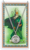 St Patrick Prayer Card With Medal Charm Patron Saint Catholic Christian Pendant...