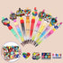 40PCS Autism Awareness Silicone Focal Beads for Pens Shaped Focal Beads Bulk for Keychain Making Beaded Pen Beadable Pens DIY Gifts Lanyard Making...