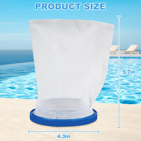 Pool Vacuum Cleaner Reusable Filter Bag for Pool-Blaster Water Tech Max & Catfish Ultra Pool Vacuum Sand & Silt Cleaner Filter?4 pack?...