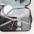 A F 4-in-1 Hanging Toiletry Bag | Roll-up Makeup Organizer With 4 Detachable PVC Zip Pouches| Travel Toiletry Bag, 600D Oxford Fabric Material Org...