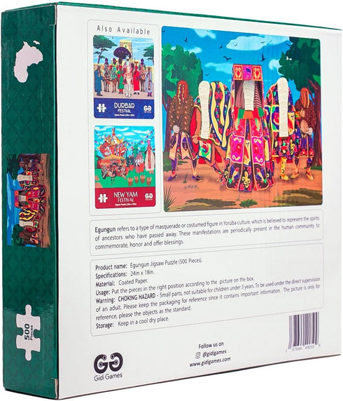 Egungun Festival Jigsaw Puzzle - 500 Pieces...