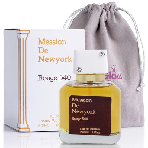 Mession de New York Rouge 540 Eau De Parfum for Men and Women - Saffron & jasmine as top notes - Base of Cedar & Fir Resin - Fragrance Choice for ...