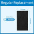 Pre-Filter A for Honeywell HPA094, HPA100 Series, HPA5100 Series, Thickened and Work Like OEM, Replace Honeywell Air Purifier Filter Replacement A...