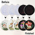 BERYA 5 Set Embroidery Kit for Adult Beginners, Stamped Cross Stitch Kit with Mushroom Pattern, Hoops, Color Threads, Tools and Easy to Follow Ins...
